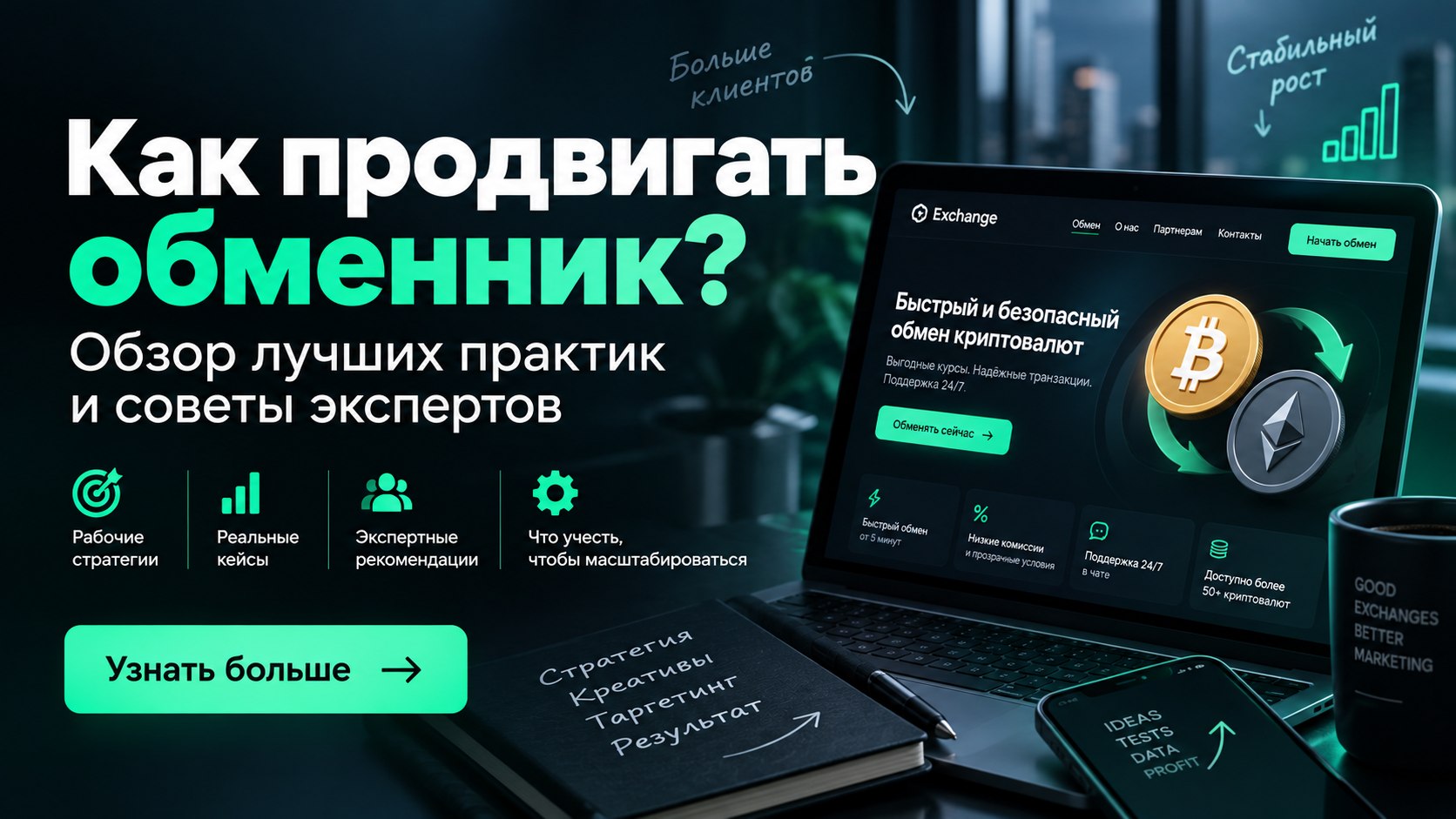 AdExIT маркетинг для обменников