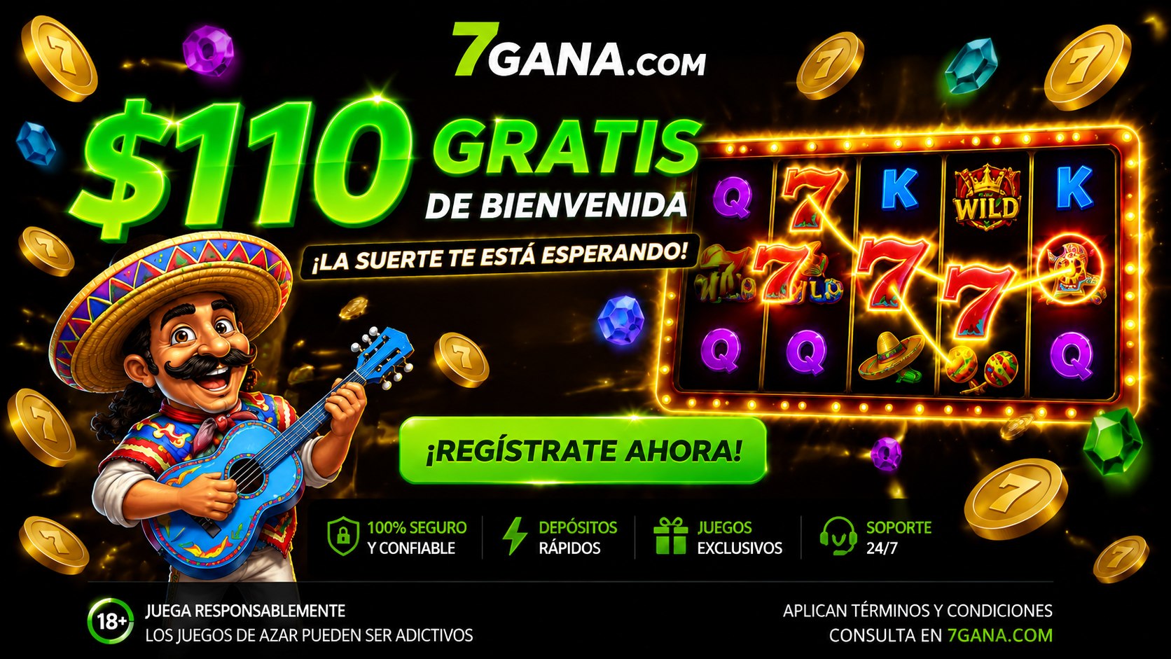 7GANA Casino México