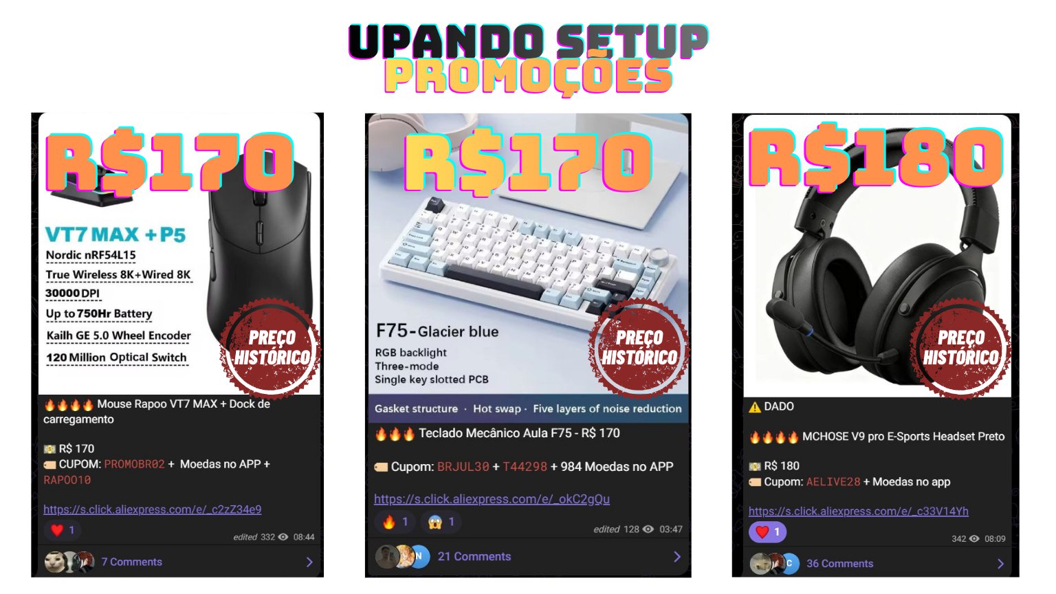 Upando Setup - Promoções