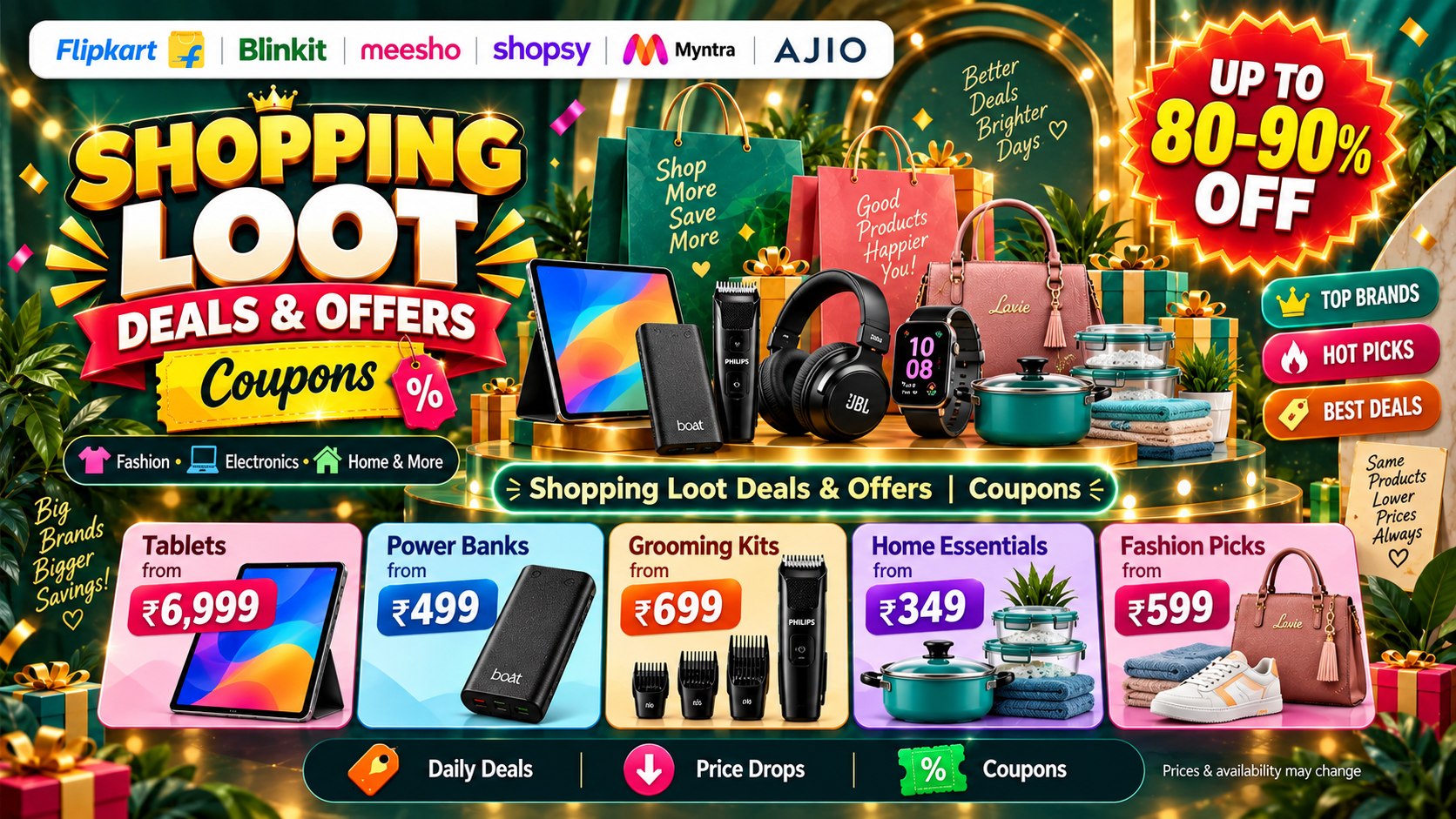 Shopping Loot Deals & Offers | Coupons
