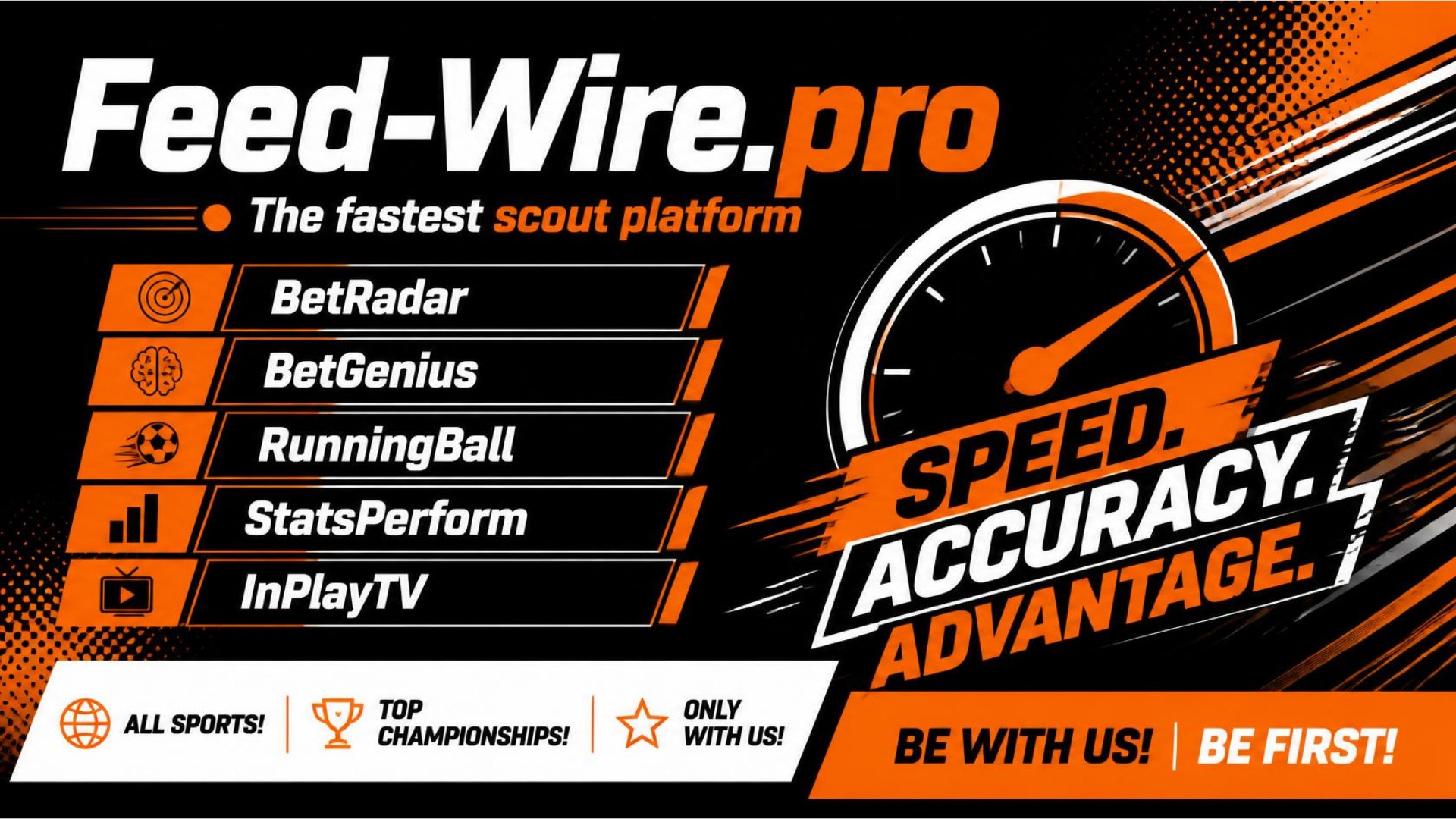 Feed Wire 🔸 BetGenius | BetRadar | Satellite Feeds