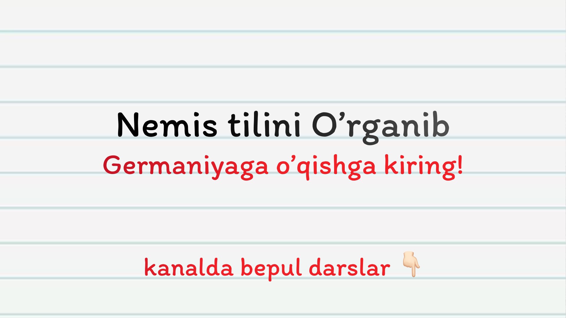 Dinara | Nemis tili 🇩🇪