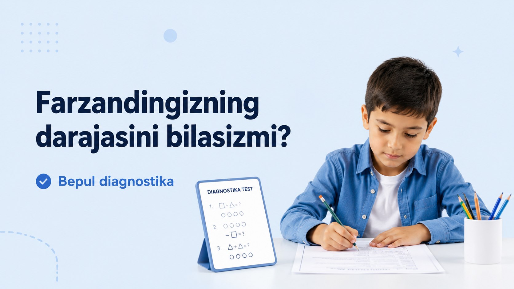 Prezident maktabiga | Online tayyorlov